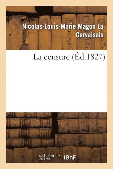 bokomslag La Censure