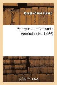 bokomslag Aperus de Taxinomie Gnrale