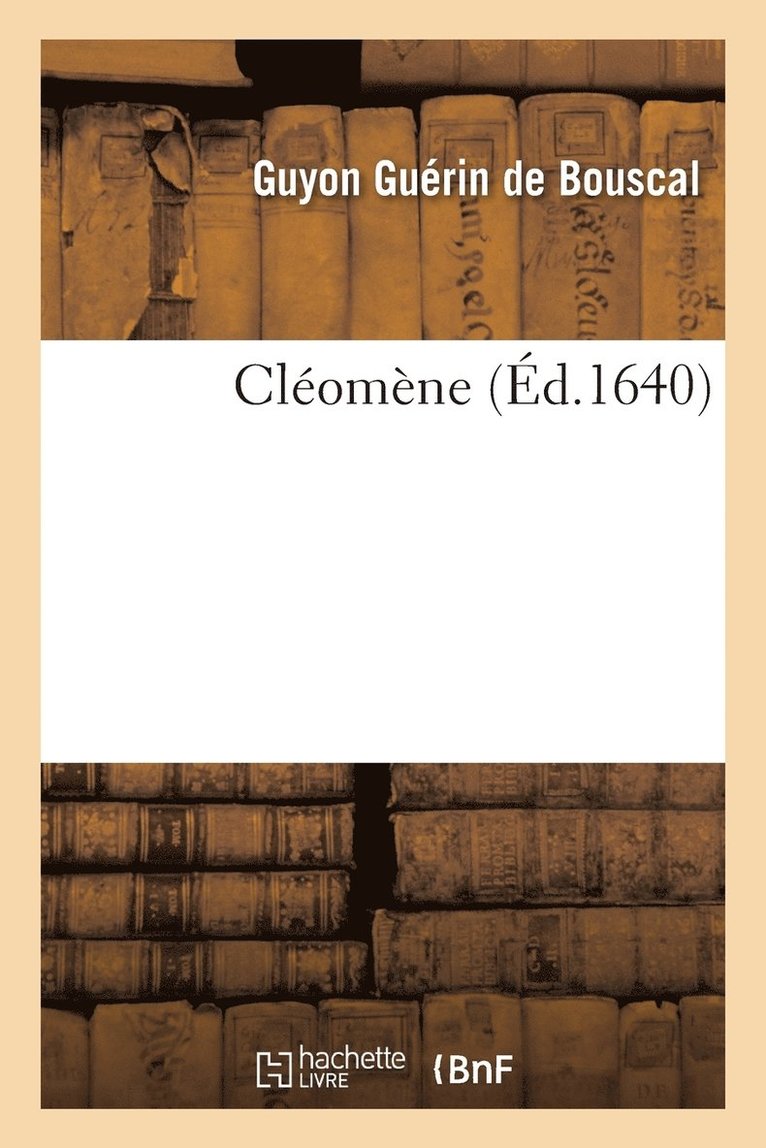 Cléomène, Tragédie