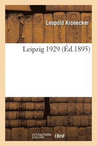 bokomslag Leipzig 1929