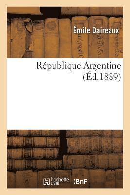 bokomslag République Argentine