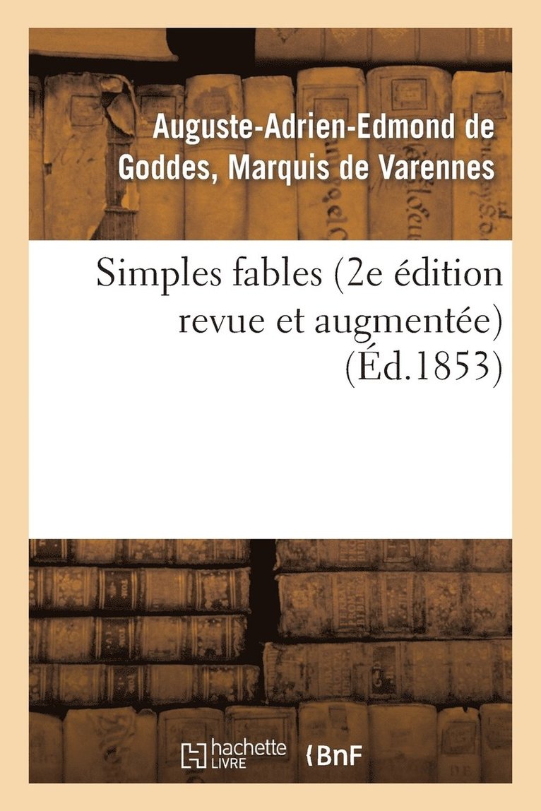 Simples Fables (2e Edition Revue Et Augmentee) 1