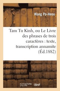 bokomslag Tam Tu Kinh, Ou Le Livre Des Phrases de Trois Caractres: Texte, Transcription Annamite