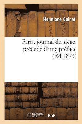 bokomslag Paris, Journal Du Siège