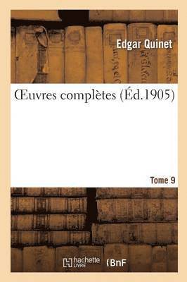 Oeuvres Complètes Tome 9