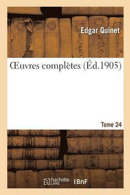 Oeuvres Complètes Tome 24