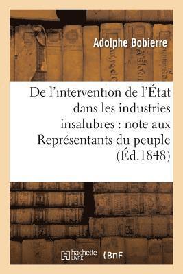 de l'Intervention de l'tat Dans Les Industries Insalubres, Adresse Aux Reprsentants Du Peuple 1