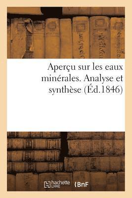 bokomslag Aperu Sur Les Eaux Minrales. Analyse Et Synthse