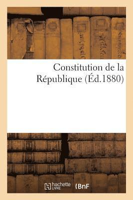 Constitution de la Rpublique 1