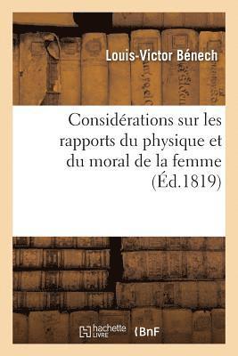 bokomslag Considérations Sur Les Rapports Du Physique Et Du Moral de la Femme