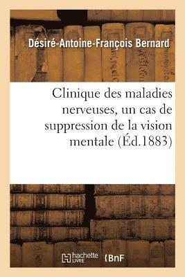 bokomslag Clinique Des Maladies Nerveuses