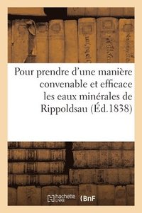 bokomslag Regles Generales Pour Prendre d'Une Maniere Convenable Et Efficace Les Eaux Minerales de Rippoldsau