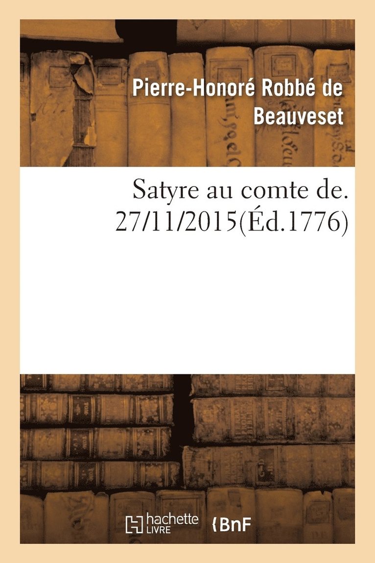 Satyre Au Comte de 1