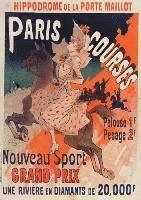 bokomslag Carnet Ligné Affiche Hippodrome Porte Maillot Paris