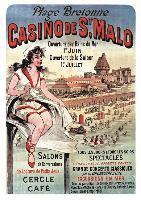 bokomslag Carnet Ligné Affiche Casino Saint-Malo