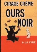 Carnet Ligné Affiche Cirage-Crème Ours Noir 1