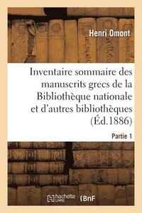 bokomslag Inventaire Sommaire Des Manuscrits Grecs de la Bibliothque Nationale