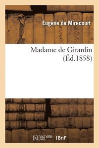 bokomslag Madame de Girardin