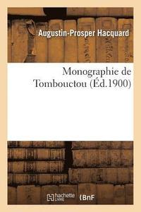 bokomslag Monographie de Tombouctou