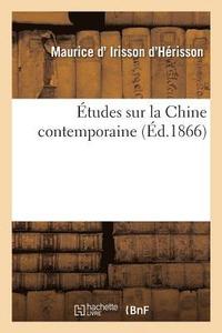 bokomslag tudes Sur La Chine Contemporaine