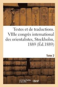 bokomslag Recueil de Textes Et de Traductions. Tome 2