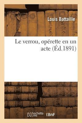 bokomslag verrou, opérette en un acte