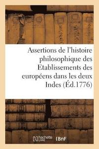 bokomslag Observations Sur Plusieurs Assertions Extraites Litteralement de l'Histoire Philosophique