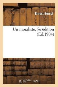 bokomslag moraliste. 5e édition