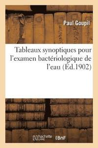 bokomslag Tableaux Synoptiques Pour l'Examen Bactriologique de l'Eau