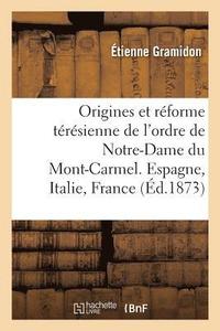 bokomslag Notes Historiques. Les Origines Et La Rforme Trsienne de l'Ordre de Notre-Dame Du Mont-Carmel