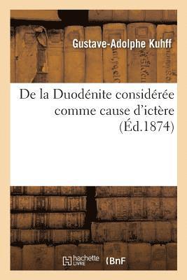 bokomslag de la Duodnite Considre Comme Cause d'Ictre