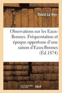 bokomslag Observations Sur Les Eaux-Bonnes