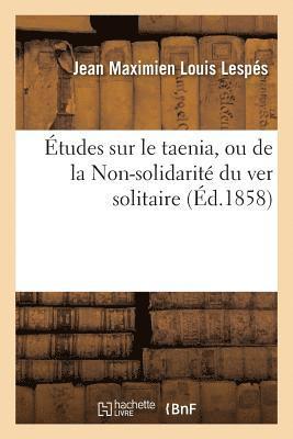 bokomslag Études Sur Le Taenia