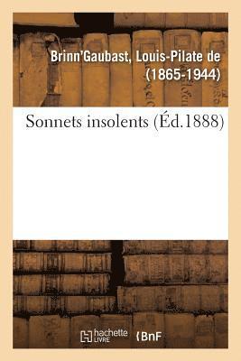 bokomslag Sonnets Insolents