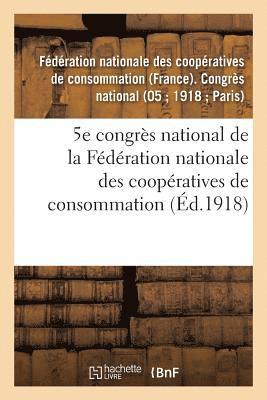 bokomslag 5e Congrès National de la Fédération Nationale Des Coopératives de Consommation
