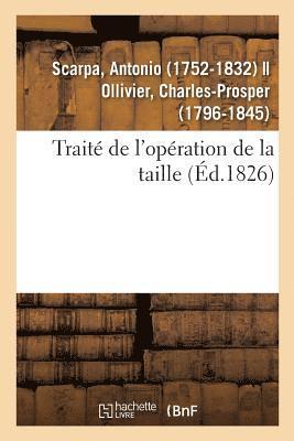 bokomslag Traité de l'Opération de la Taille