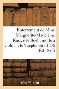 bokomslag Paroles Prononcées À l'Enterrement de Mme Marguerite-Madeleine Kuss