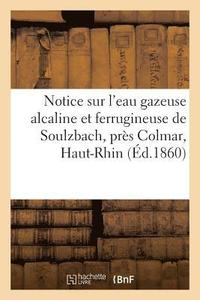 bokomslag Notice Sur l'Eau Gazeuse Alcaline Et Ferrugineuse de Soulzbach, Prs Colmar, Haut-Rhin