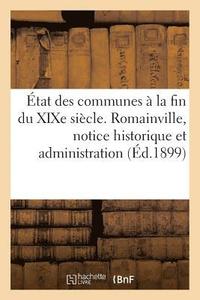bokomslag Etat Des Communes A La Fin Du Xixe Siecle