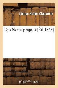 bokomslag Des Noms Propres