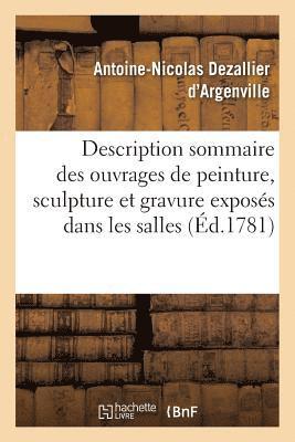 Description Sommaire Des Ouvrages de Peinture, Sculpture Et Gravure Exposés