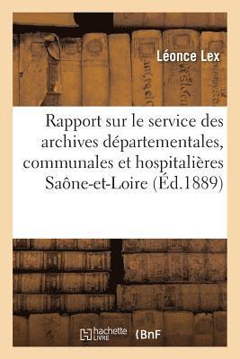 Rapport Sur Le Service Des Archives Dpartementales 1