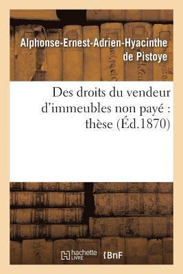 Des Droits Du Vendeur d'Immeubles Non Paye These 1