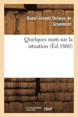 bokomslag Quelques Mots Sur La Situation