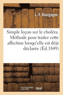 Simple Lecon Sur Le Cholera 1