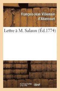 bokomslag Lettre À M. Salaun