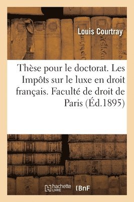 bokomslag These Pour Le Doctorat. Du Mandatum Pecuniae Credendae En Droit Romain