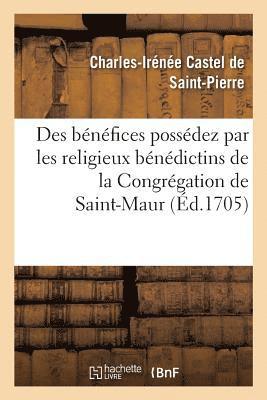 bokomslag Mmoire Au Sujet Des Bnfices Possdez Par Les Religieux Bndictins