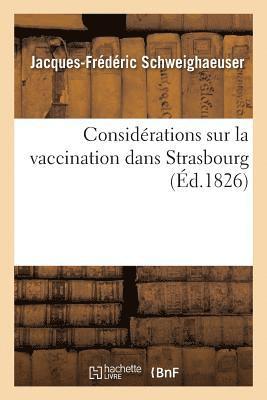 Considerations Sur La Vaccination Dans Strasbourg 1
