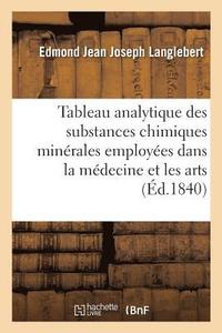 bokomslag Tableau Analytique Des Substances Chimiques Minérales Employées Dans La Médecine
